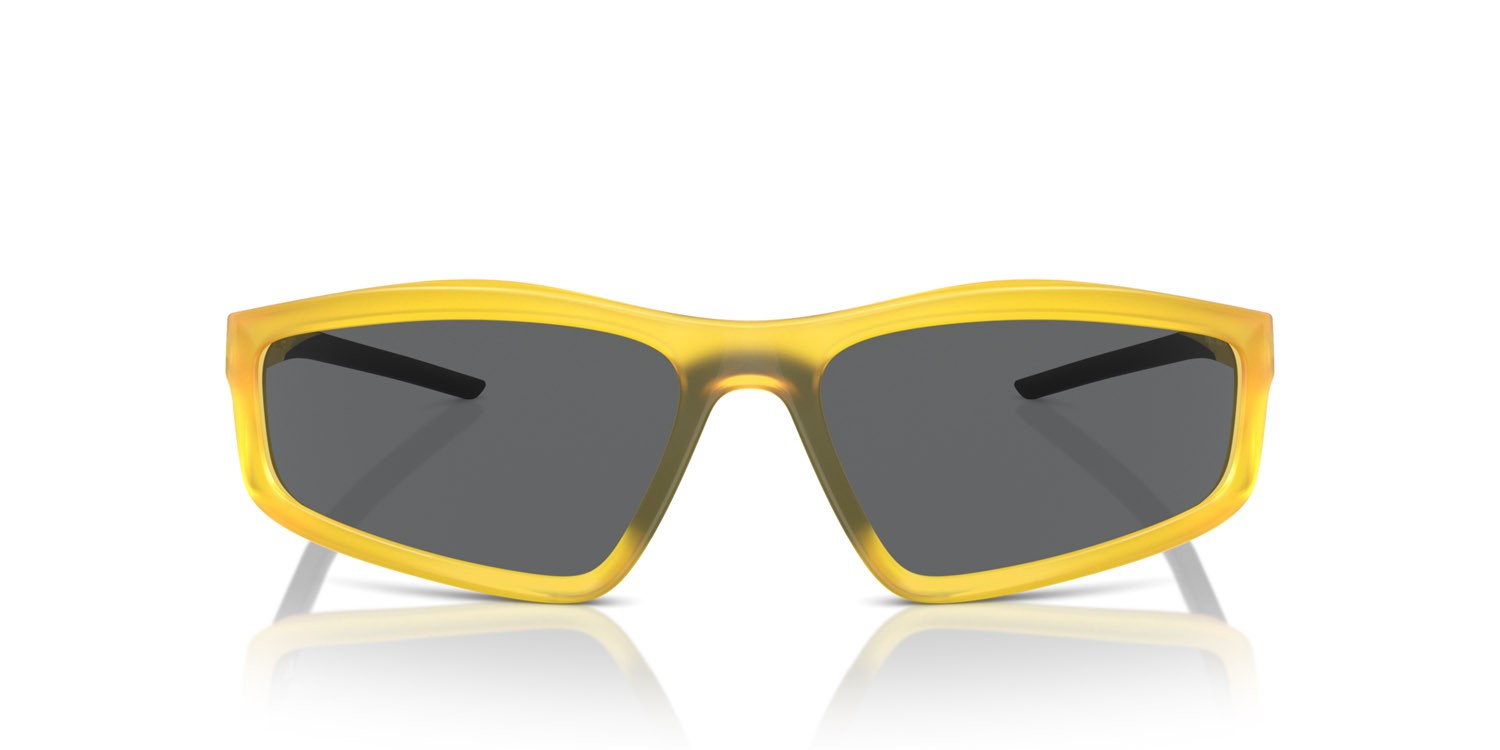 Occhiali da sole Ferrari Scuderia FZ 6007U (507/87) colore yellow opal matte forma irregolare lenti grigio