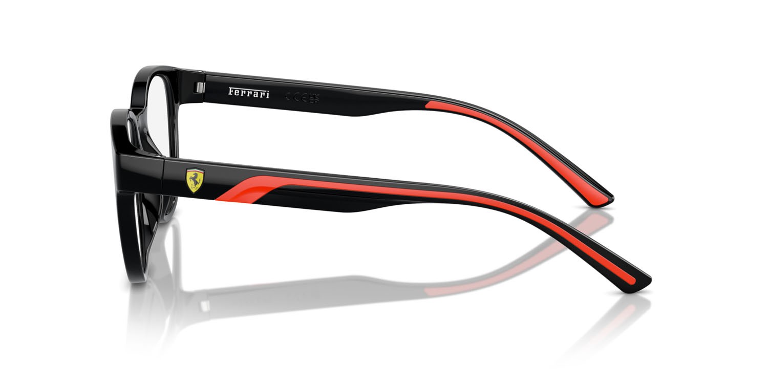Occhiali da vista Ferrari Scuderia FZ 8002U (501) colore nero forma pantos lenti lente demo