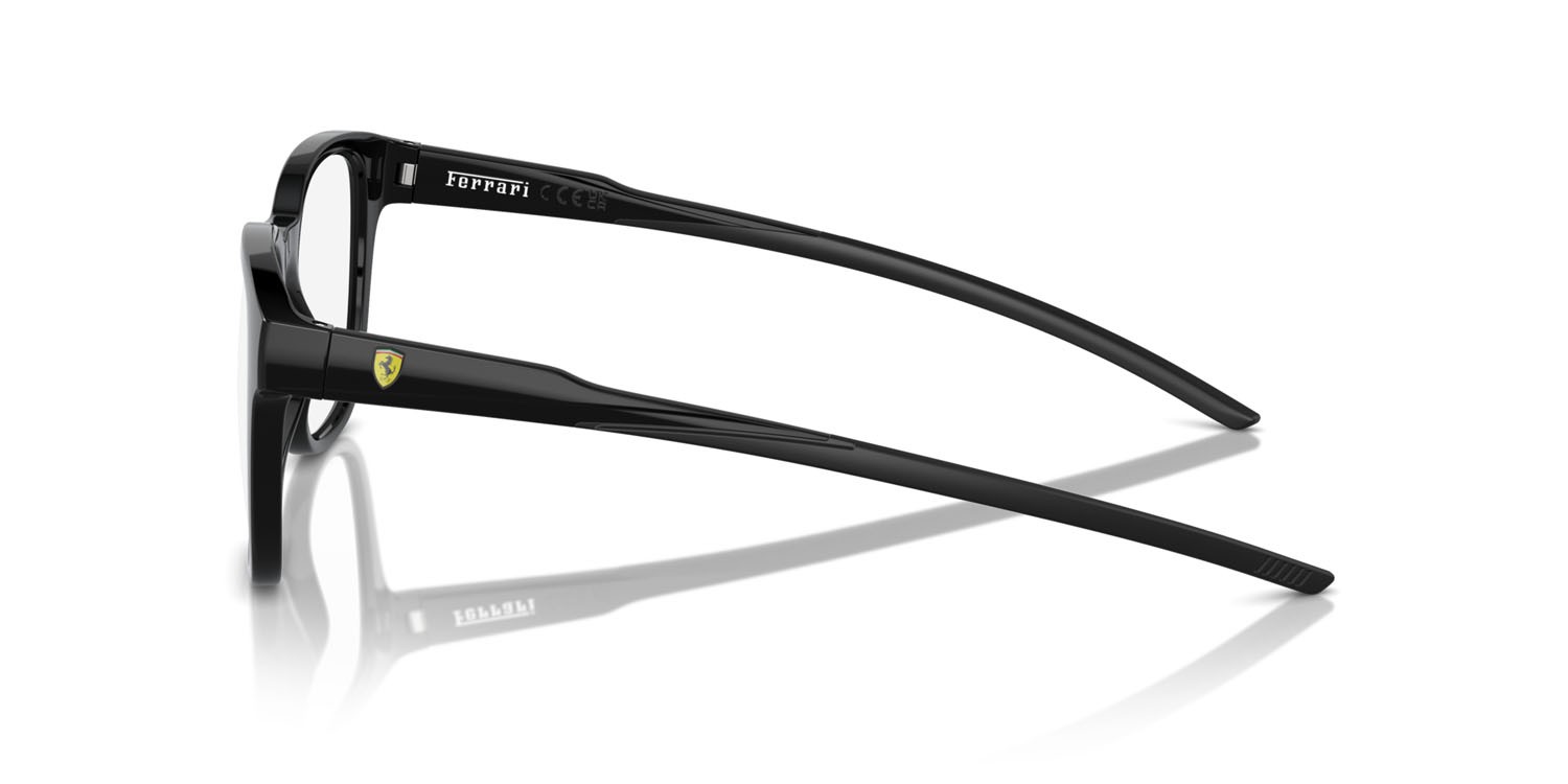 Occhiali da vista Ferrari Scuderia FZ 8006 (501) colore nero forma quadrato lenti lente demo
