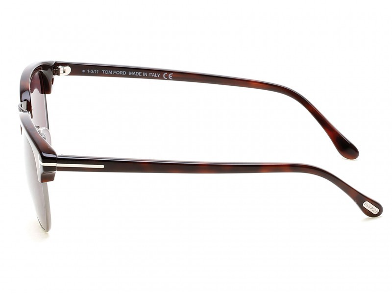 Sunglasses Tom Ford Henry  FT0248 (52A) color avana scura  shape geometric lenses fumo