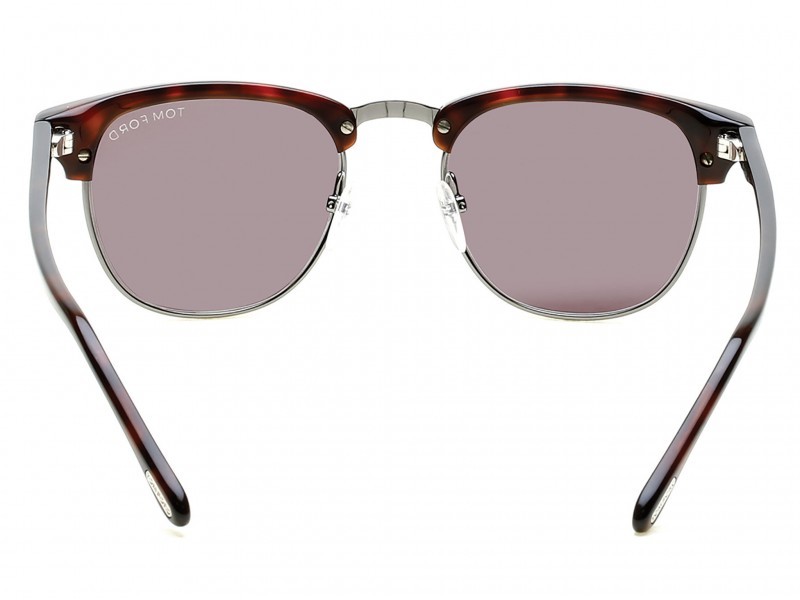 Sunglasses Tom Ford Henry  FT0248 (52A) color avana scura  shape geometric lenses fumo