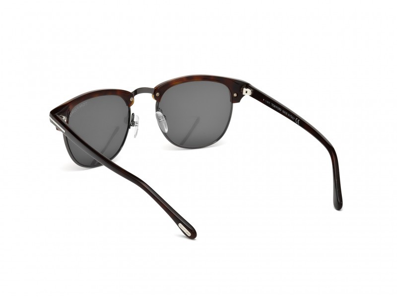 Sunglasses Tom Ford Henry  FT0248 (52A) color avana scura  shape geometric lenses fumo