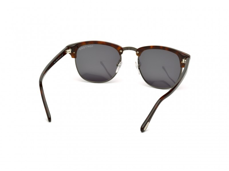 Sunglasses Tom Ford Henry  FT0248 (52A) color avana scura  shape geometric lenses fumo