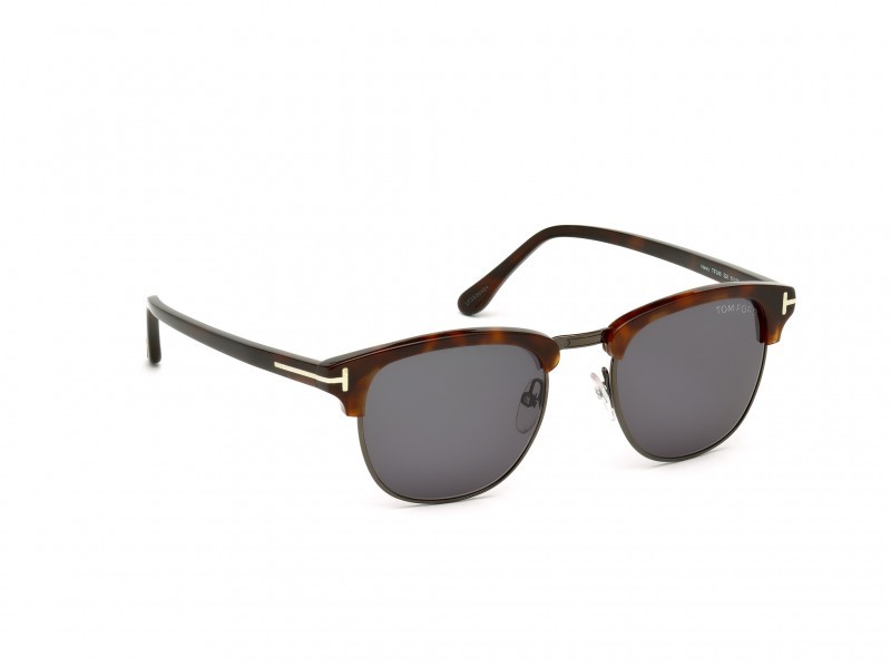 Sunglasses Tom Ford Henry  FT0248 (52A) color avana scura  shape geometric lenses fumo