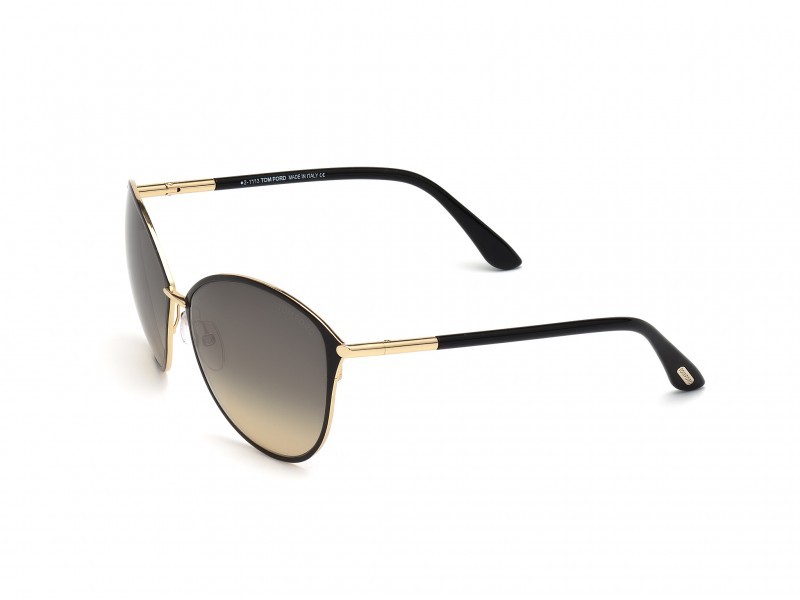 Sonnenbrillen Tom Ford Penelope FT0320 (28B) farbe oro rosé lucido form rund gläser fumo grad.