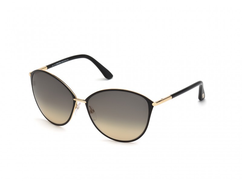 Sonnenbrillen Tom Ford Penelope FT0320 (28B) farbe oro rosé lucido form rund gläser fumo grad.
