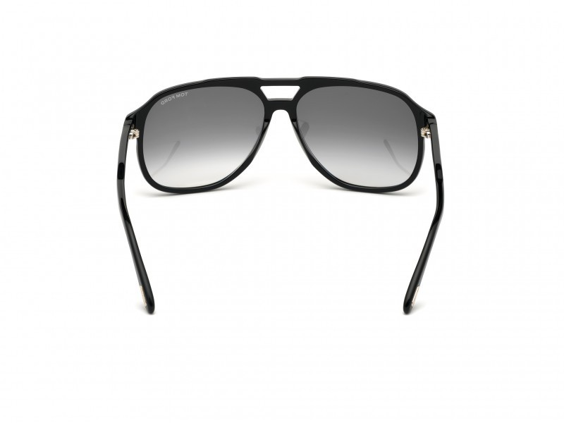 Sonnenbrillen Tom Ford FT0753 (01B) farbe nero lucido form navigator gläser fumo grad.