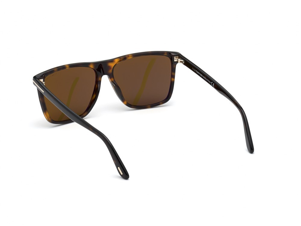 Sunglasses Tom Ford Fletcher FT0832 (52J) color avana scura shape square lenses roviex