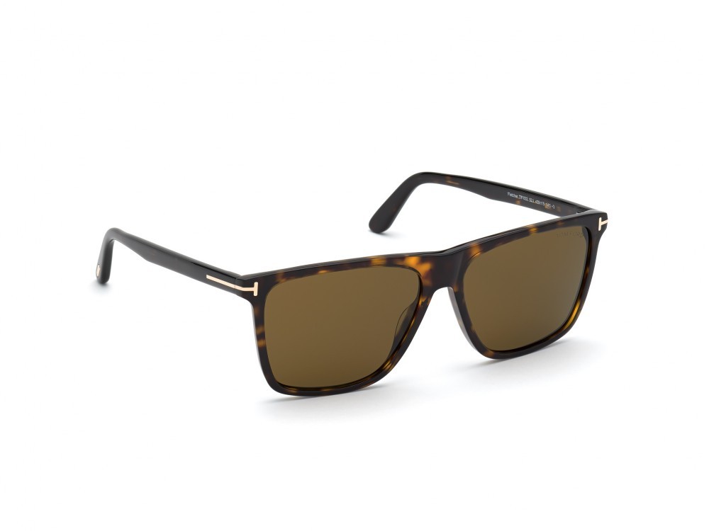 Sunglasses Tom Ford Fletcher FT0832 (52J) color avana scura shape square lenses roviex