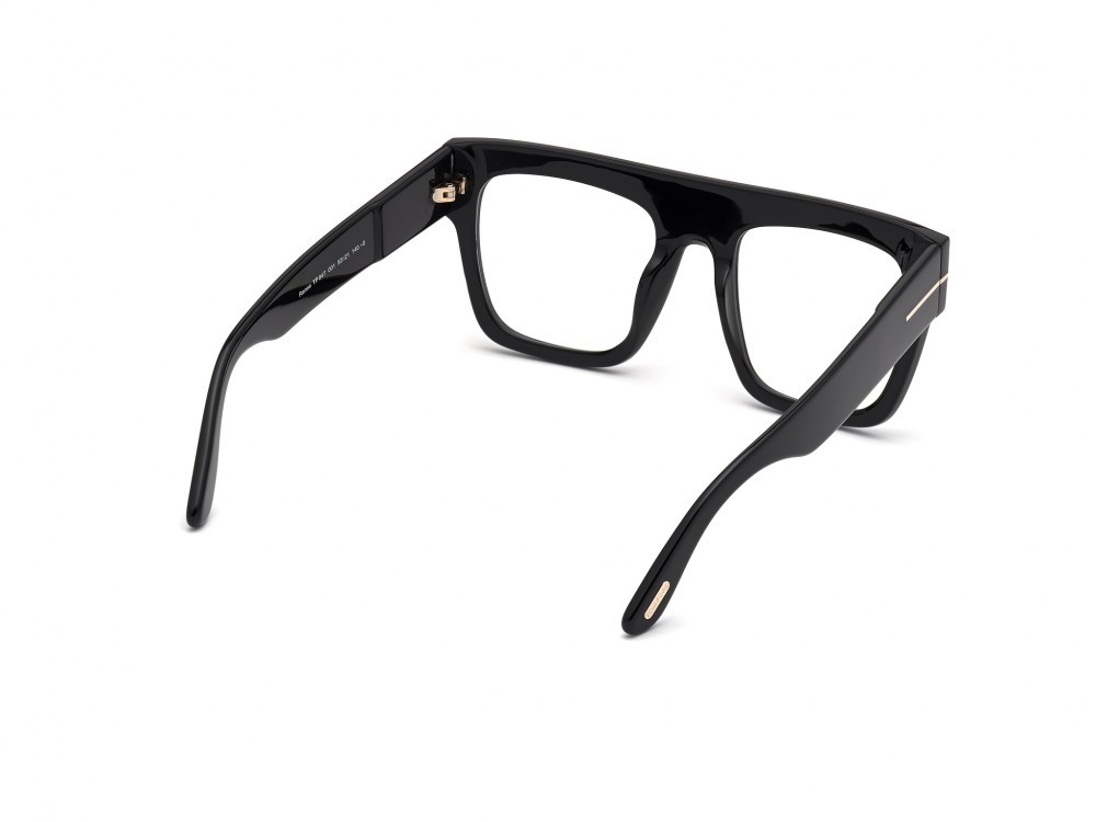 Sunglasses Tom Ford Renee FT0847 (001) color nero lucido  shape square 