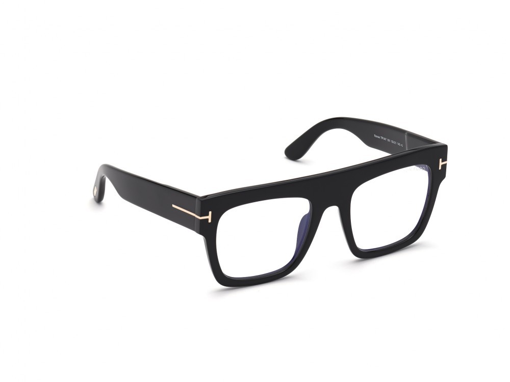 Sunglasses Tom Ford Renee FT0847 (001) color nero lucido  shape square 