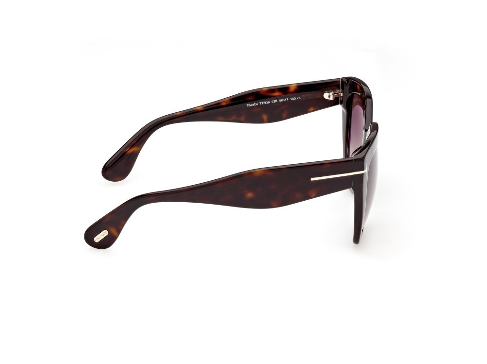Sunglasses Tom Ford Phoebe FT0939 (52K) color avana scura shape square lenses roviex grad.