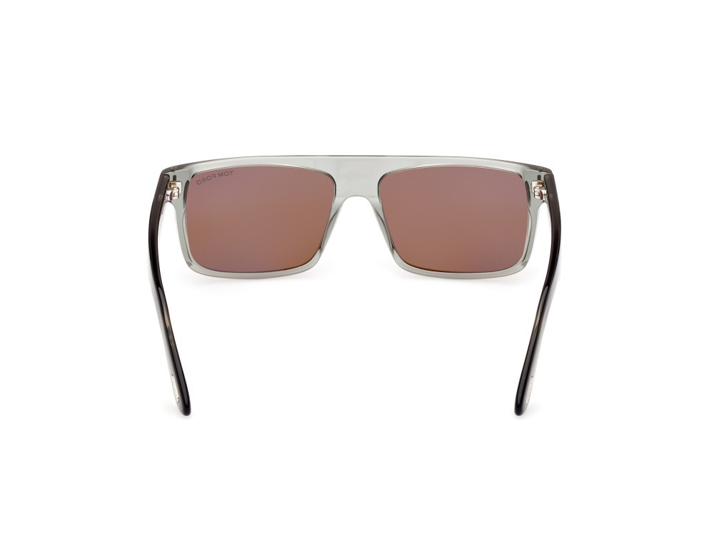 Sonnenbrillen Tom Ford Philippe-02 FT0999 (20E) farbe grigio / altro form rechteckig gläser marrone