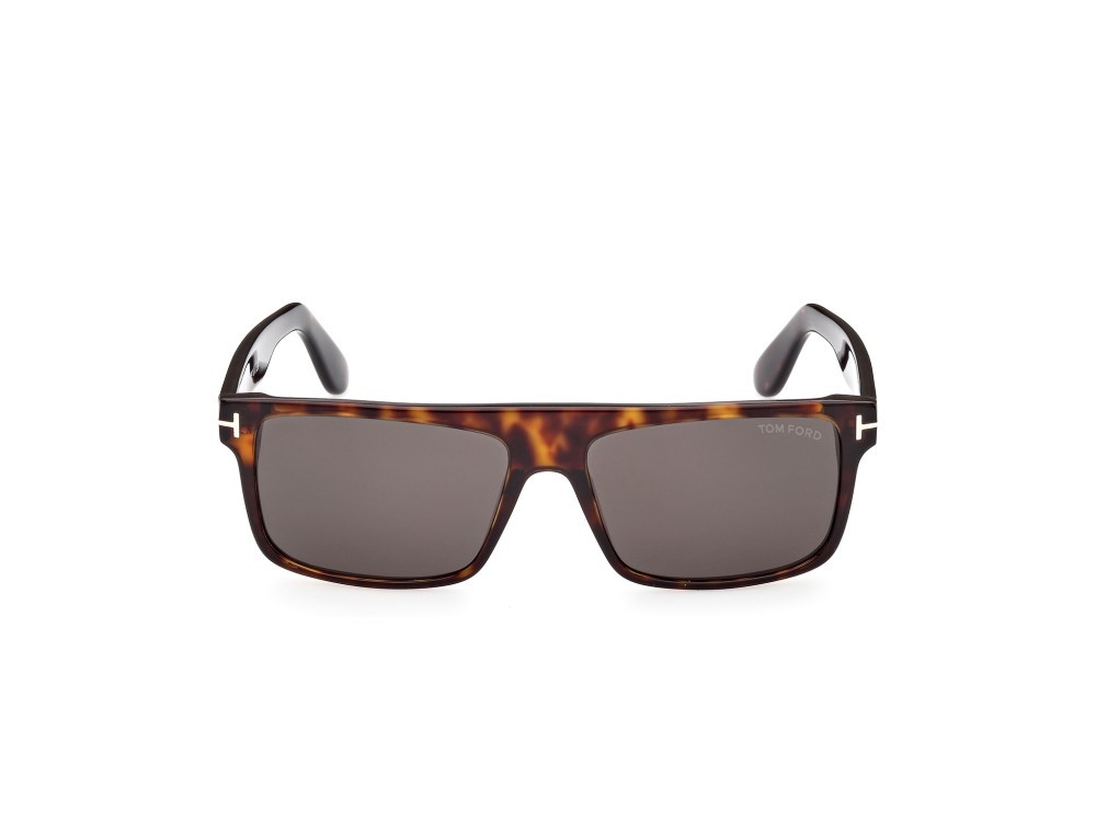 Sunglasses Tom Ford Philippe-02 FT0999 (52A) color avana scura shape rectangle lenses fumo
