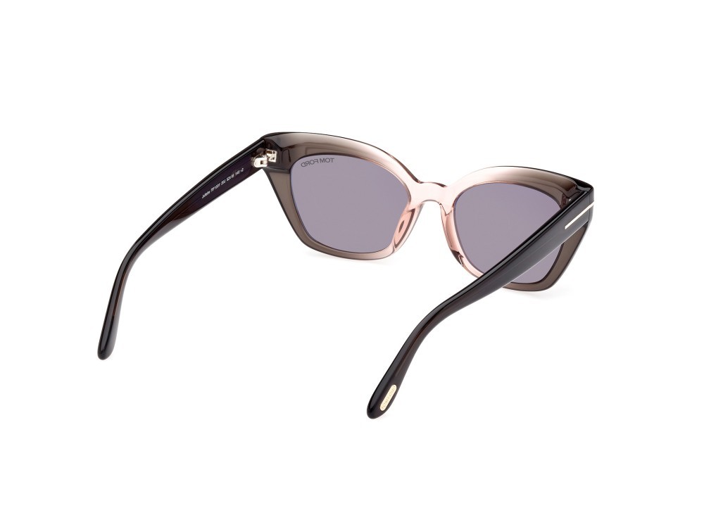 Sonnenbrillen Tom Ford Juliette FT1031 (20J) farbe grigio / altro form cat-eye gläser roviex