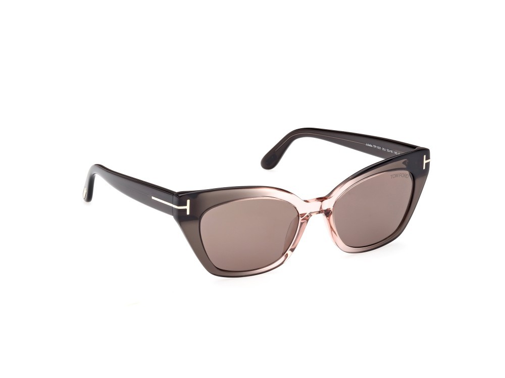 Sonnenbrillen Tom Ford Juliette FT1031 (20J) farbe grigio / altro form cat-eye gläser roviex