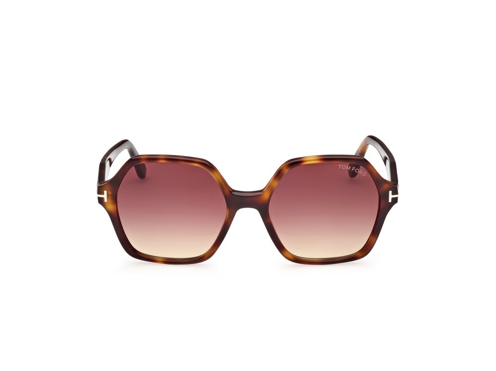 Sunglasses Tom Ford Romy FT1032 (53Z) color avana bionda shape geometric lenses specchiato
