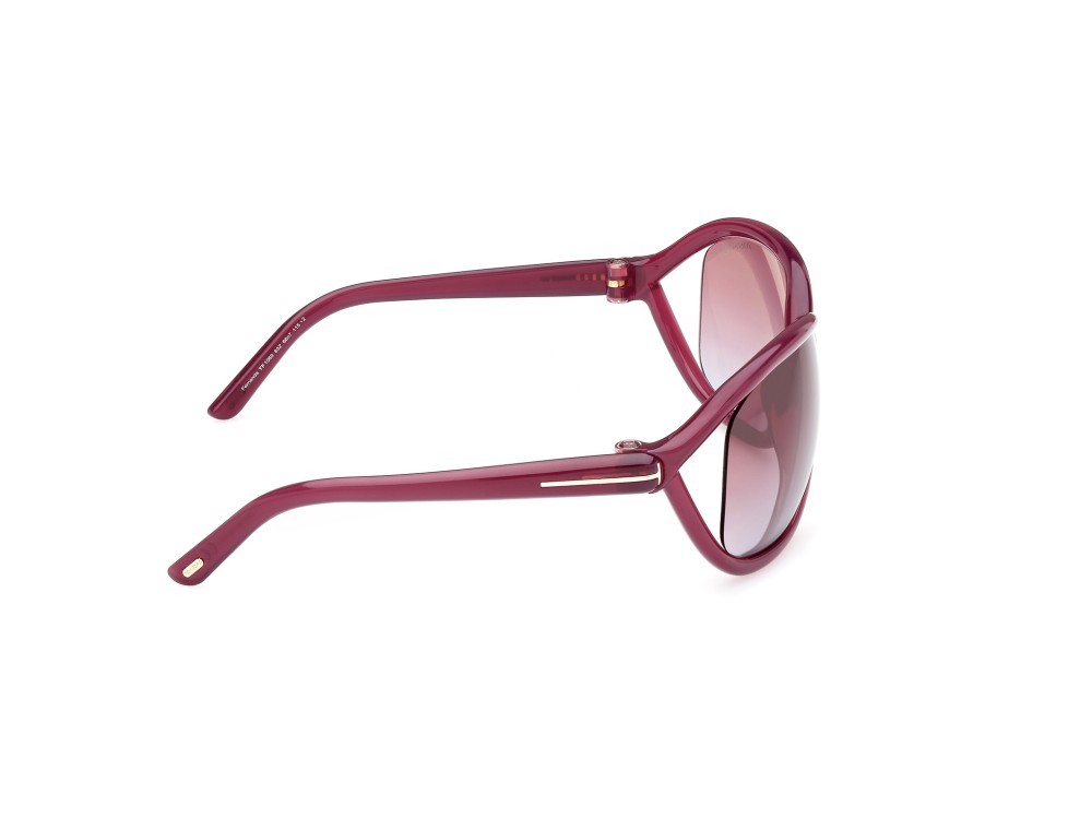 Sonnenbrillen Tom Ford Fernanda FT1069 (83Z) farbe viola / altro form schmetterling gläser viola grad. e/o specchiato