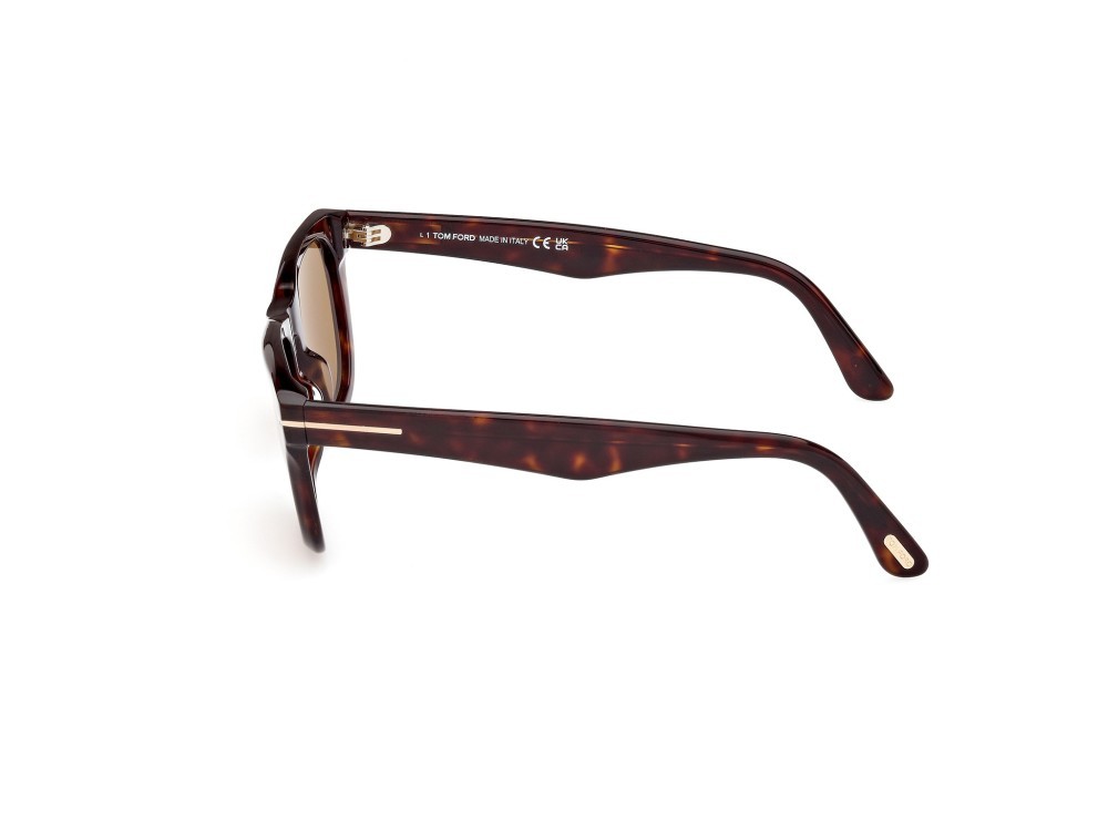 Sonnenbrillen Tom Ford Kendel FT1076 (52E) farbe avana scura form quadratisch gläser cristallo eclusivo tom ford - marrone