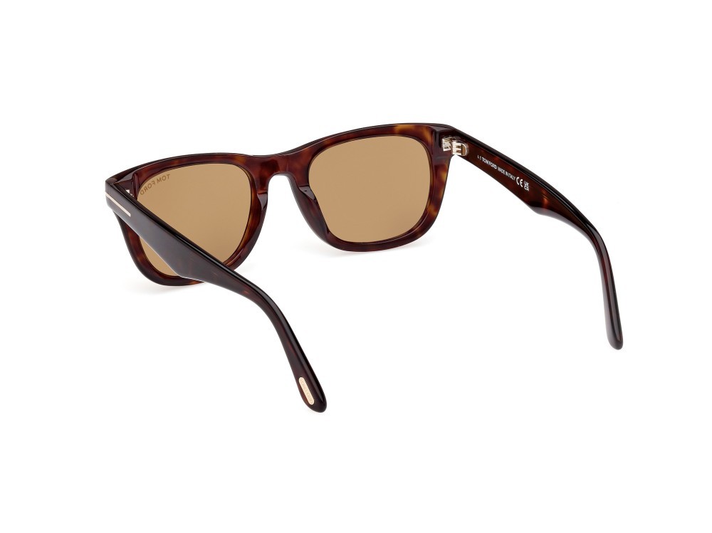 Sonnenbrillen Tom Ford Kendel FT1076 (52E) farbe avana scura form quadratisch gläser cristallo eclusivo tom ford - marrone