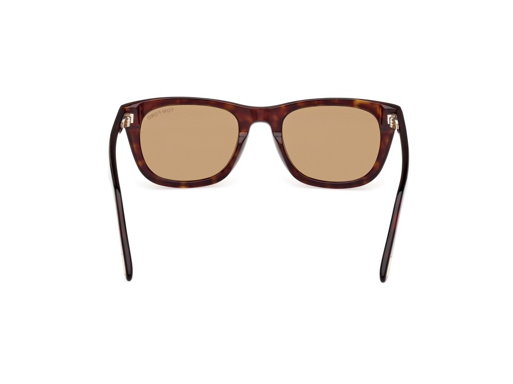 Sonnenbrillen Tom Ford Kendel FT1076 (52E) farbe avana scura form quadratisch gläser cristallo eclusivo tom ford - marrone