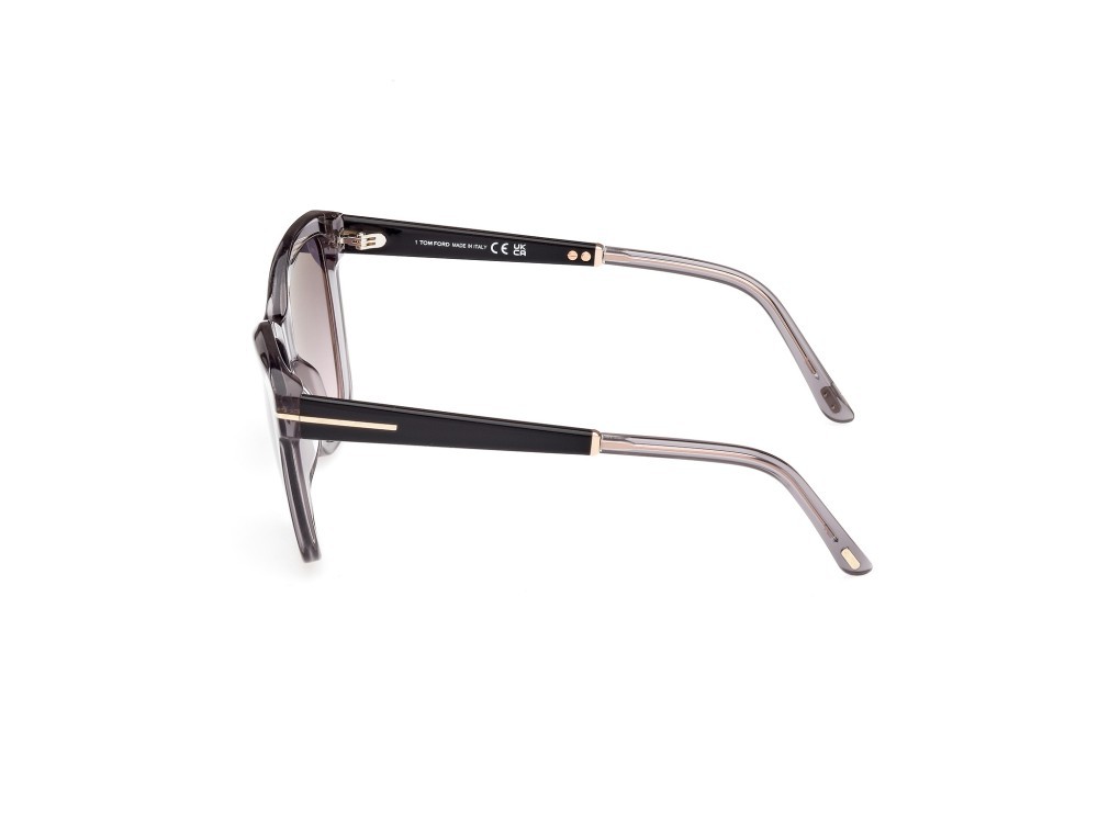 Sonnenbrillen Tom Ford Lucia FT1087 (20A) farbe grigio / altro form quadratisch gläser fumo 