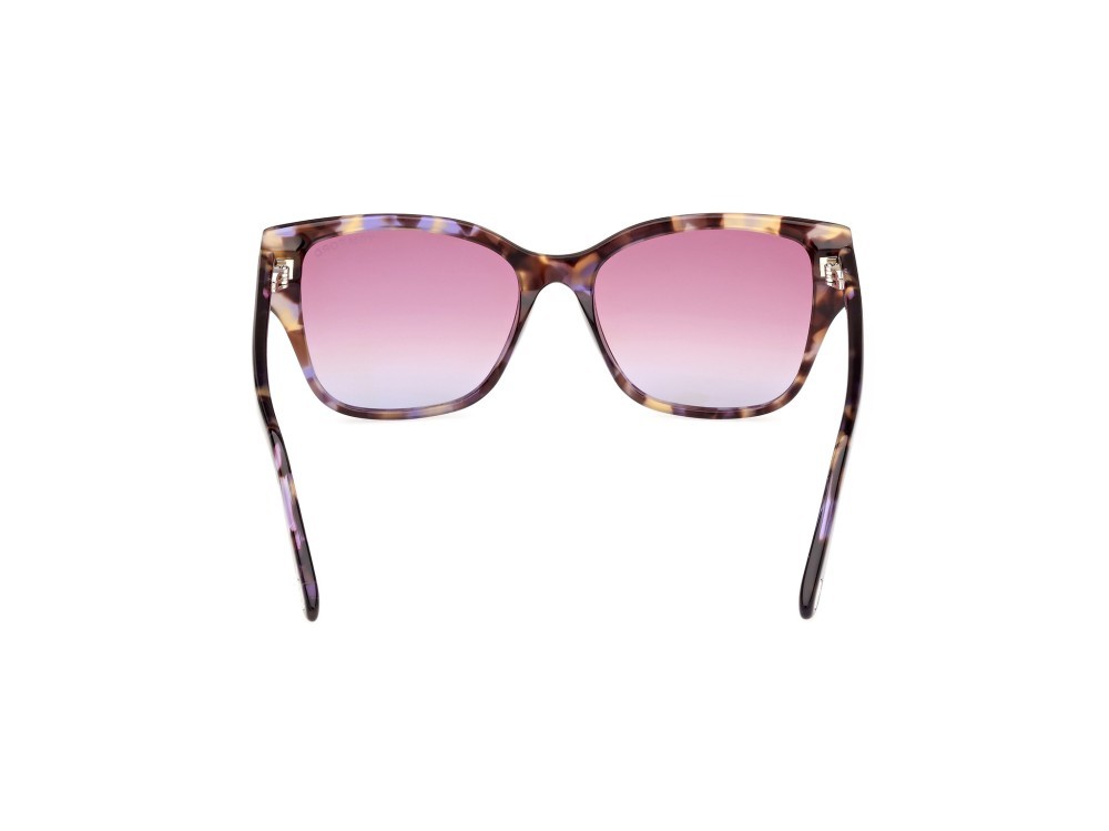 Sonnenbrillen Tom Ford Elsa FT1108 (55Z) farbe avana colorata form schmetterling gläser viola sfumato o specchiato