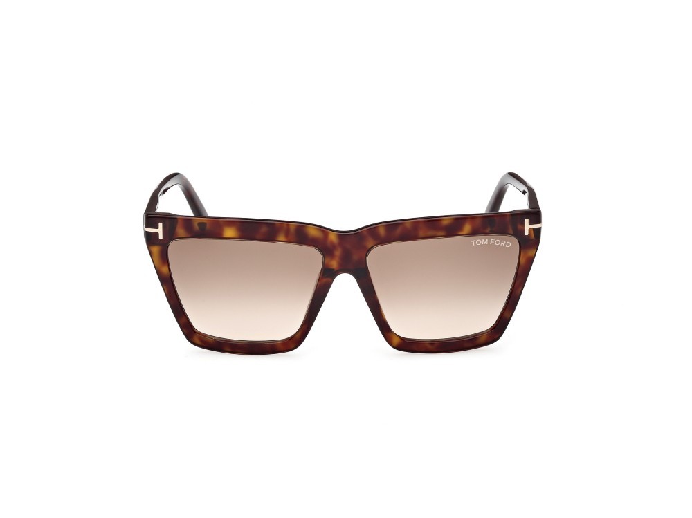 Sonnenbrillen Tom Ford Eden FT1110 (52F) farbe avana scura form geometrisch gläser marrone sfumato