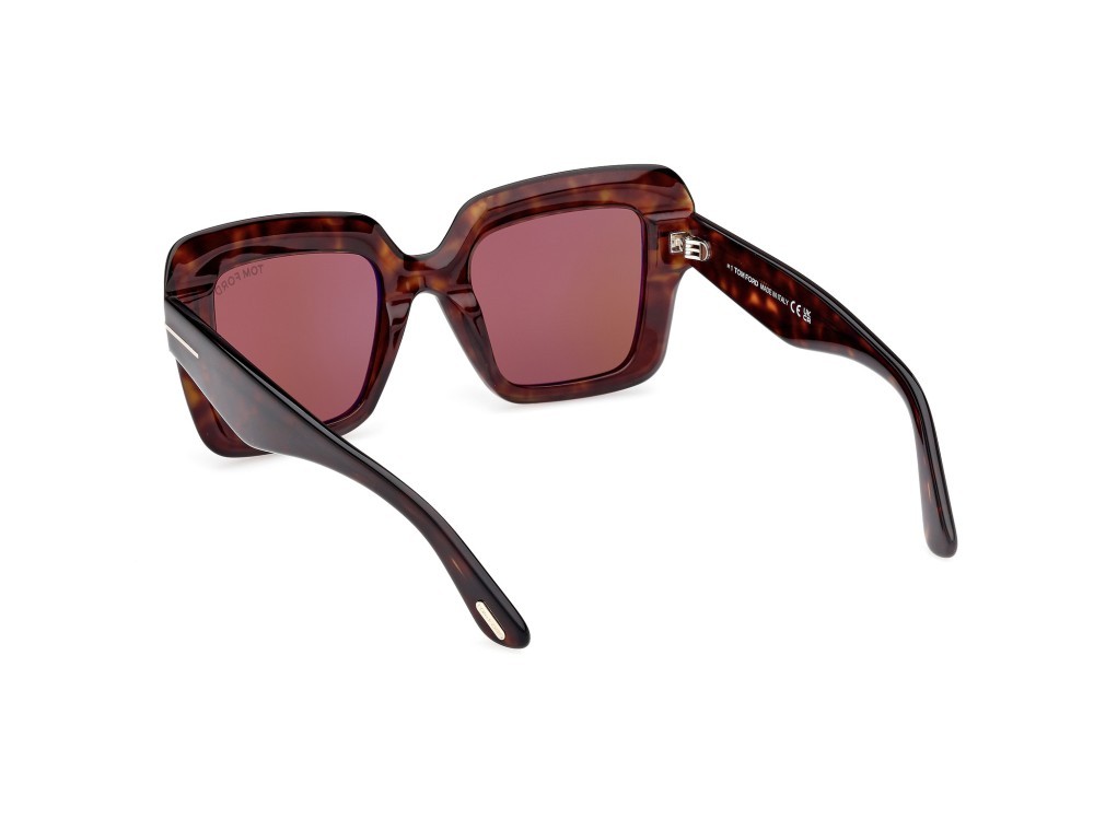 Sunglasses Tom Ford Esme FT1157 (52J) color avana scura shape square lenses marrone