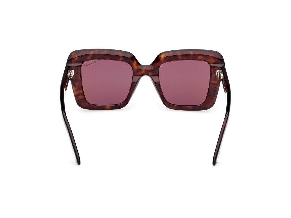 Sunglasses Tom Ford Esme FT1157 (52J) color avana scura shape square lenses marrone