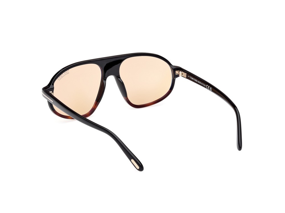 Sunglasses Tom Ford Erol FT1178 (56E) color avana colorata shape aviator 