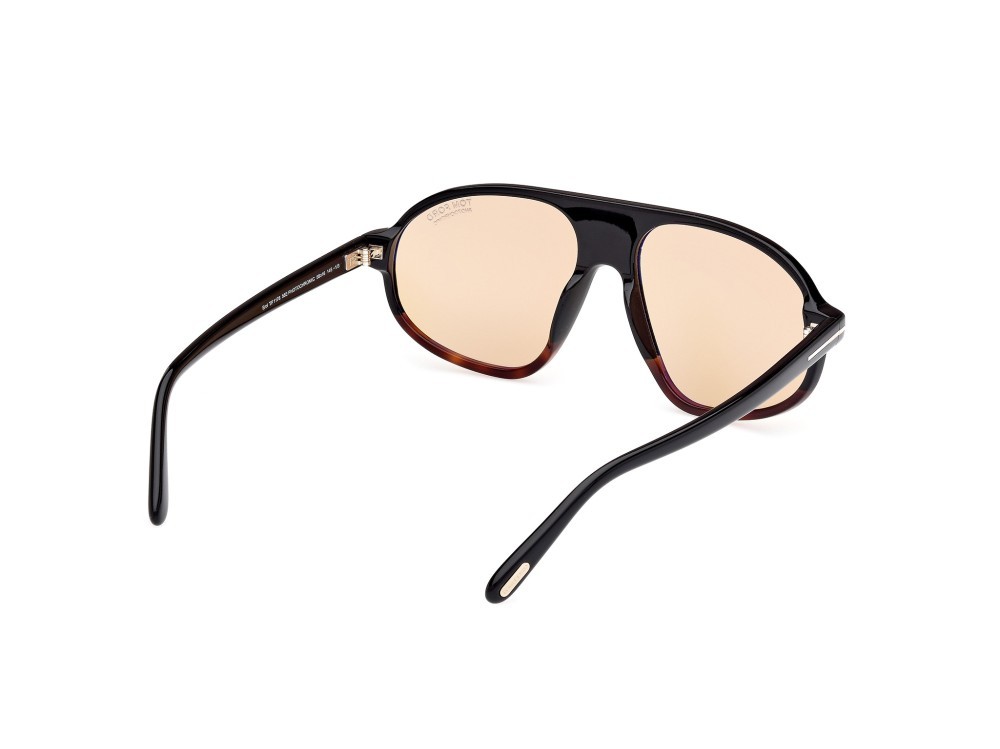Sunglasses Tom Ford Erol FT1178 (56E) color avana colorata shape aviator 