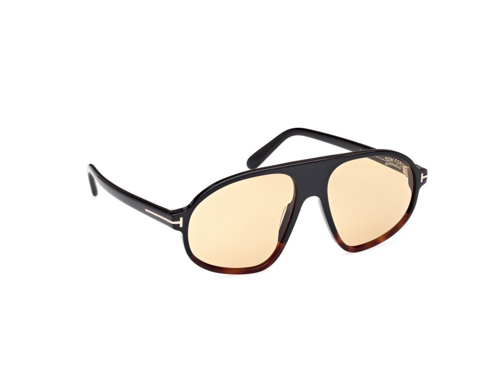 Sunglasses Tom Ford Erol FT1178 (56E) color avana colorata shape aviator 