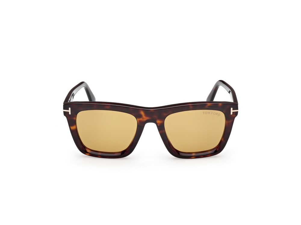 Sunglasses Tom Ford Lelio FT1207 (52E) color avana scura shape square 