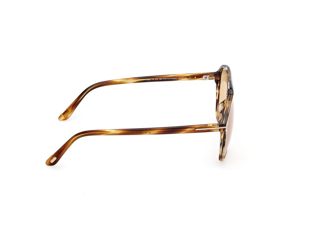 Sunglasses Tom Ford Autari FT1209 (56E) color avana colorata shape navigator 
