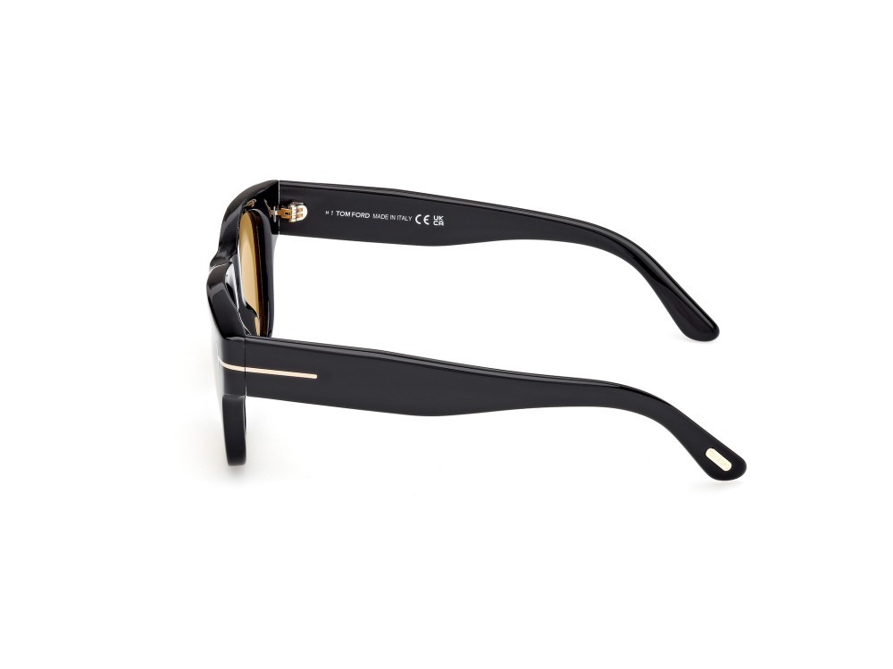 Occhiali da sole Tom Ford FT1280 (01E) colore nero lucido forma quadrato 
