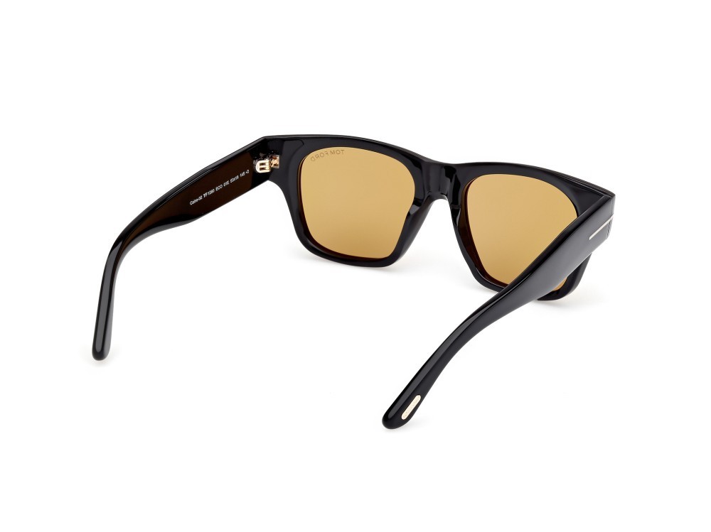 Occhiali da sole Tom Ford FT1280 (01E) colore nero lucido forma quadrato 