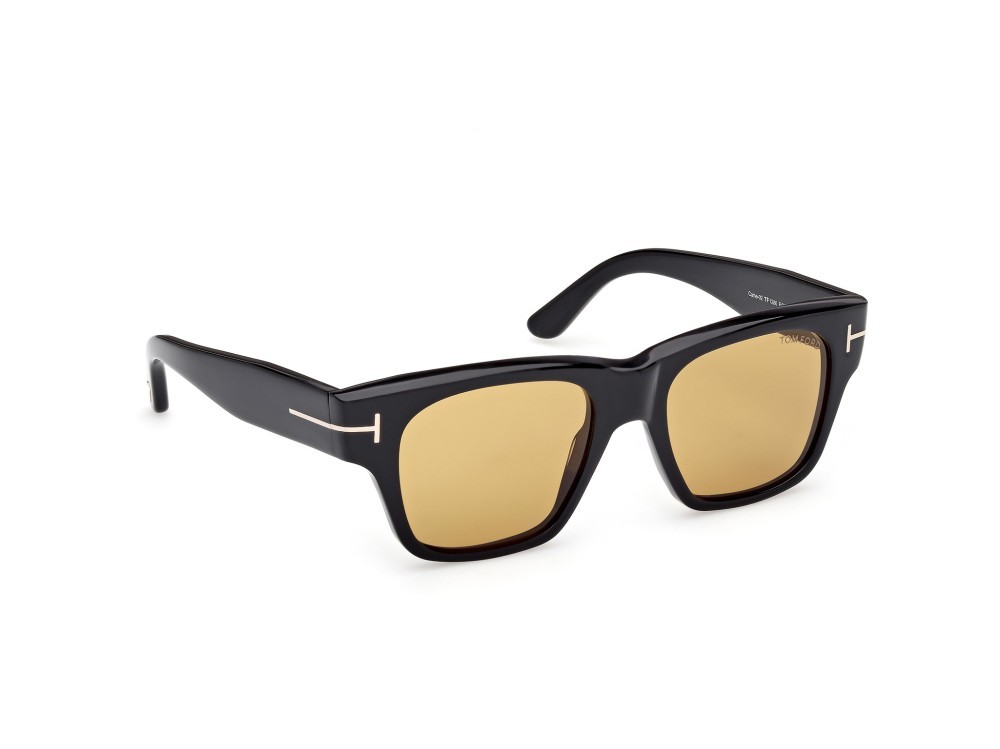 Occhiali da sole Tom Ford FT1280 (01E) colore nero lucido forma quadrato 