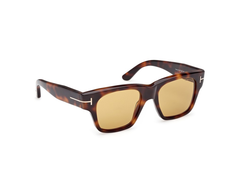 Sunglasses Tom Ford FT1280 (53E) color avana bionda shape square 