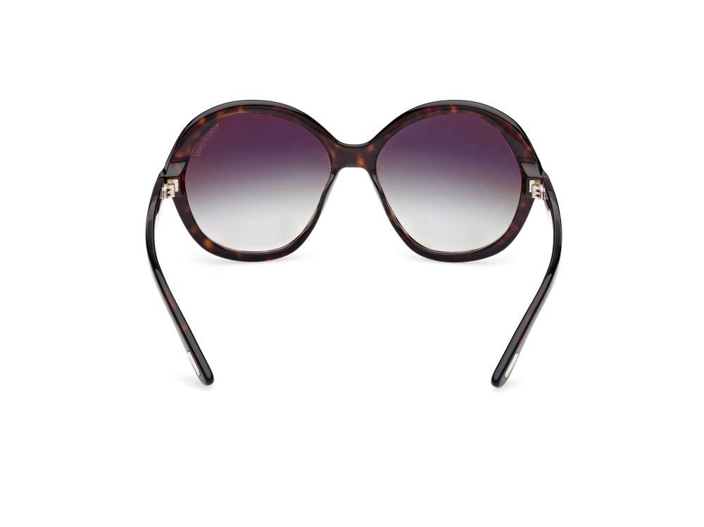 Sunglasses Tom Ford Annabelle-02 FT1282 (52B) color avana scura shape round lenses fumo grad.