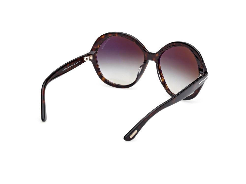 Sunglasses Tom Ford Annabelle-02 FT1282 (52B) color avana scura shape round lenses fumo grad.