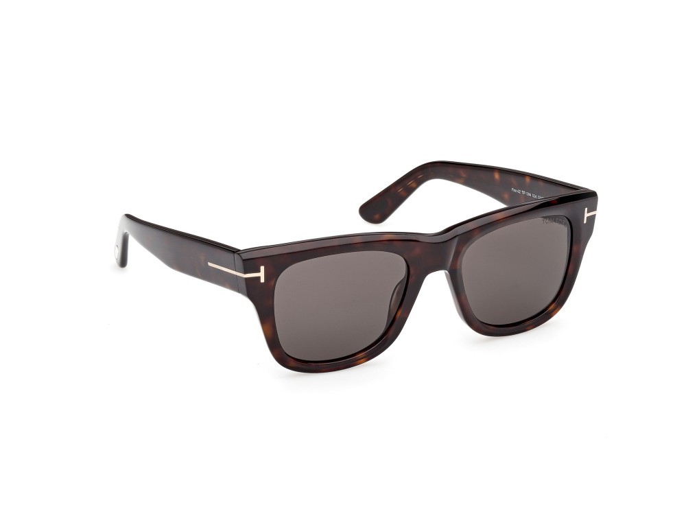 Sunglasses Tom Ford Finn-02 FT1304 (52A) color avana scura shape square lenses fumo