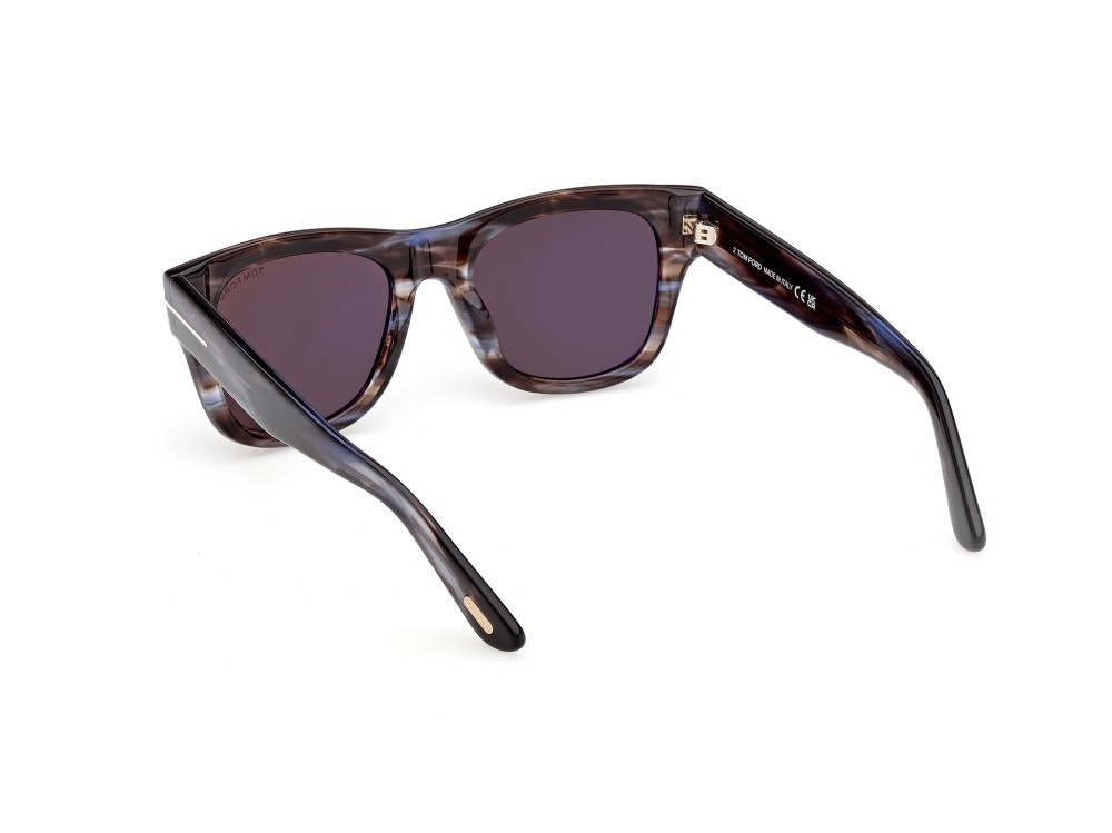 Sunglasses Tom Ford Finn-02 FT1304 (55A) color avana colorata shape square lenses fumo