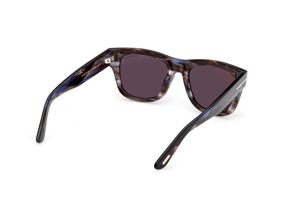Sunglasses Tom Ford Finn-02 FT1304 (55A) color avana colorata shape square lenses fumo