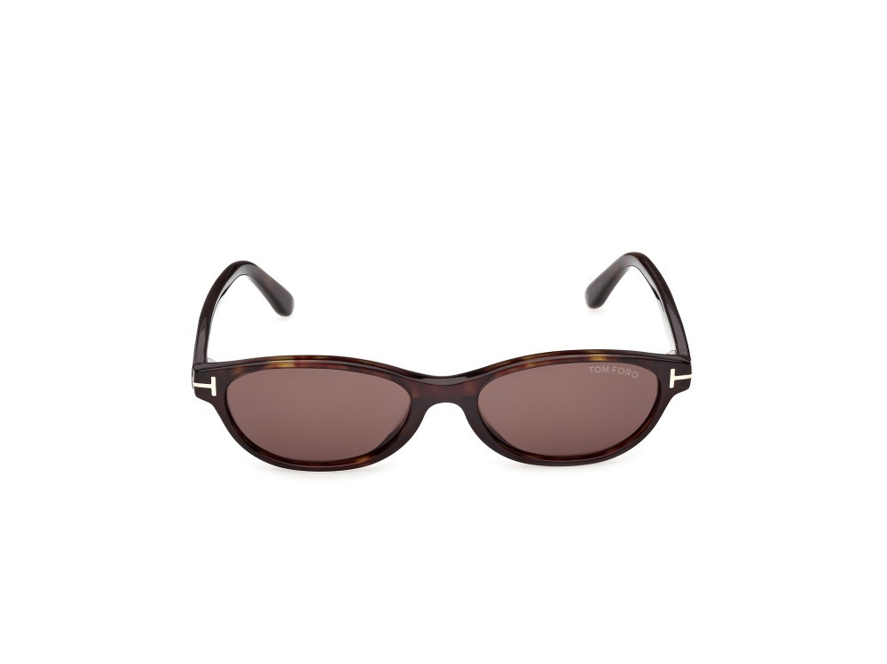 Sonnenbrillen Tom Ford Chloe-02 FT1310 (52E) farbe avana scura form oval gläser marrone