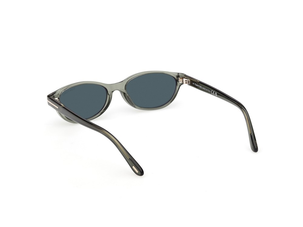Sonnenbrillen Tom Ford Chloe-02 FT1310 (93N) farbe verde chiaro lucido  form oval gläser verde