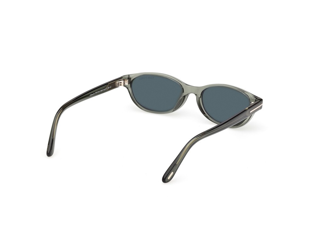 Sonnenbrillen Tom Ford Chloe-02 FT1310 (93N) farbe verde chiaro lucido  form oval gläser verde