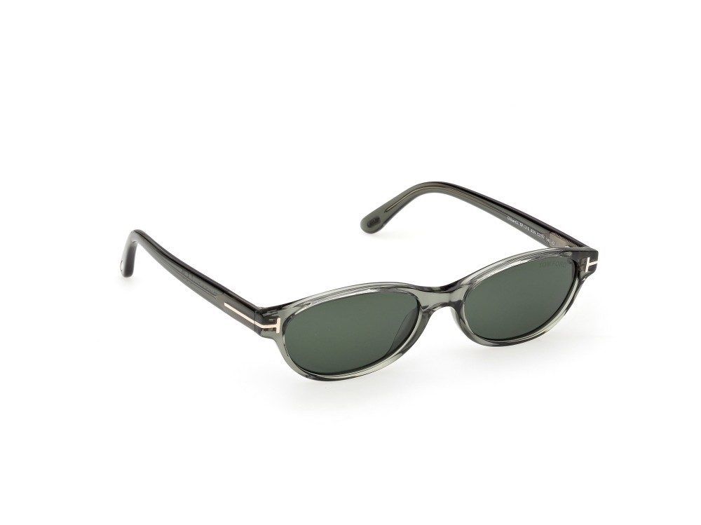 Sonnenbrillen Tom Ford Chloe-02 FT1310 (93N) farbe verde chiaro lucido  form oval gläser verde