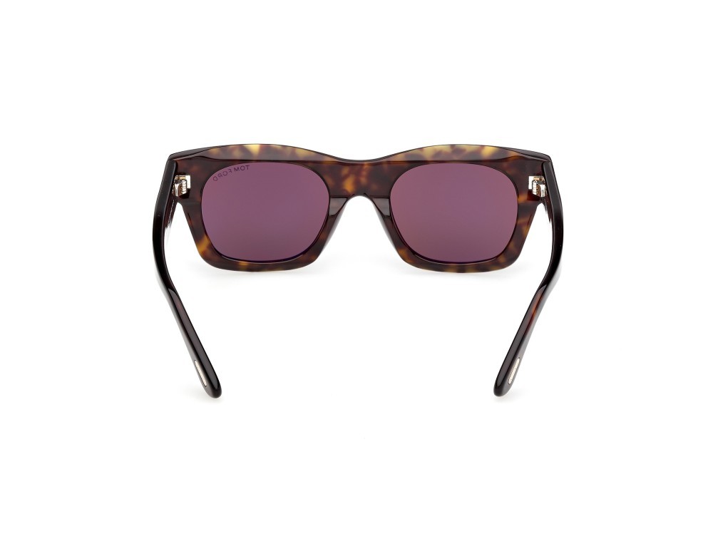 Sunglasses Tom Ford Emma-02 FT1314 (52E) color avana scura shape square lenses marrone