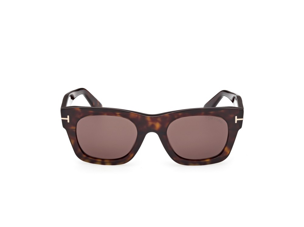 Sunglasses Tom Ford Emma-02 FT1314 (52E) color avana scura shape square lenses marrone